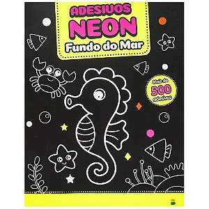 Livro Meus 500 Adesivos NEON: Fundo do Mar