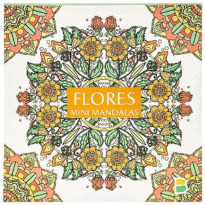 Livro Mini Mandalas Encantadas: Flores
