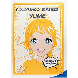 Livro Colorindo Mangá: Yume