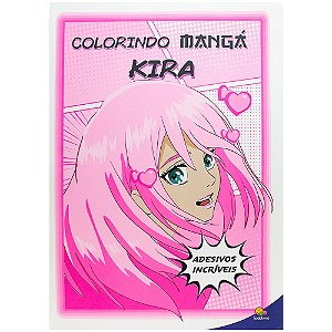 Livro Colorindo Mangá: Kira