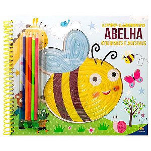 Livro Livro-labirinto! Atividades, Colorir e Adesivos: Abelha