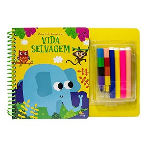 Livro Colorindo Aventuras: Vida Selvagem