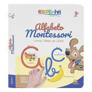 Livro Escolinha Alfabeto Montessori