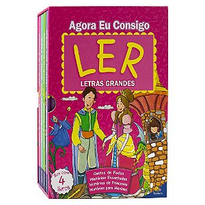Livro AGORA EU CONSIGO LER II: (ROSA) BOX (4T/4UND.)