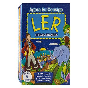 Livro AGORA EU CONSIGO LER II: (AZUL) BOX (4T/4UND.)