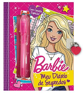 Livro Barbie - Meu diário de segredos: Com caneta especia...