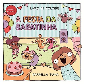 Livro A festa da Baratinha – Livro de colorir