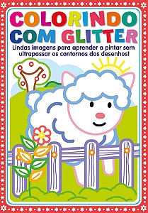 Livro Colorindo com glitter