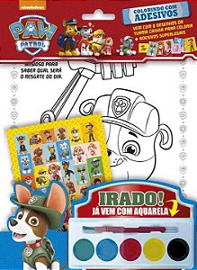 Livro Patrulha canina - Colorindo com adesivos