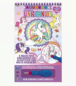 Livro Unicórnios Aquabook
