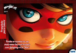 Livro Ladybug Prancheta para Colorir