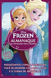 Livro Frozen - Almanaque de atividades para colorir