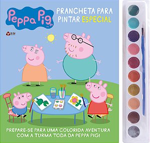 Livro Peppa Pig - Prancheta para pintar especial