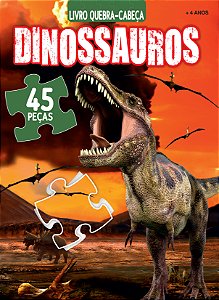 Livro Dinossauros - Livro quebra-cabeça