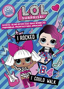 Livro L.O.L. Surprise! - Livro de atividades com adesivos...