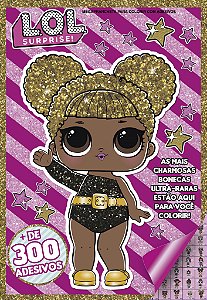 Livro L.O.L. Surprise!: megaprancheta para colorir com ad...