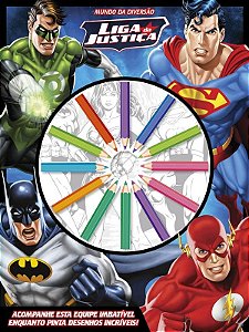 Livro Liga da Justiça - Mundo da diversão