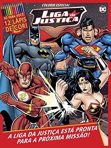 Livro Liga da Justiça: colorir especial