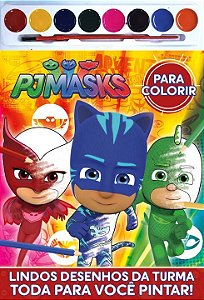 Livro Pj Masks: para colorir