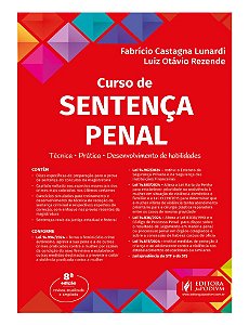 Livro Curso De Sentença Penal - 08Ed/25