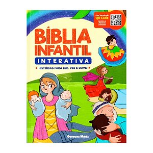 Livro Bíblia Infantil Interativa: Histórias Para Ler, Ver...