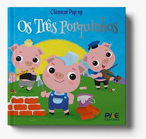 Livro Clássicos pop-up - Os três porquinhos
