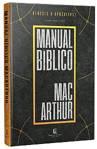 Livro Manual bíblico Macarthur - Repack