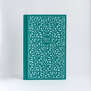 Livro Bíblia NVI, Capa Dura, Tecido, Verde, Leitura Perfe...