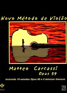 Livro Novo método de violão - Op. 59: Incluindo 10 estudo...