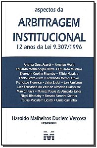 Livro Aspectos da arbitragem institucional - 1 ed./2008