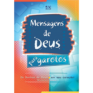 Livro Mensagens De Deus Para Garotos | Devocionais Diário...