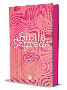 Livro Bíblia Sagrada Nvi - Rubelite Rosa