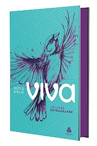 Livro Nova Bíblia Viva - Letra Extra Grande - Modelo Louv...