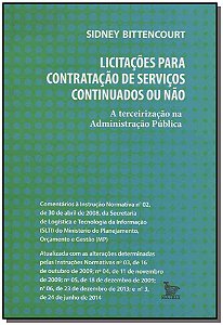 Livro Licitaçes Para Contratação De Serviços Continuados ...