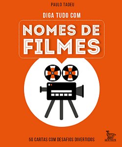 Livro Diga tudo com nomes de filmes