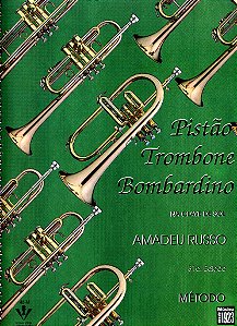 Livro Método para Pistão, Trombone e Bombardino: Na clave...