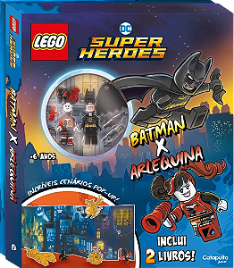 Livro Lego: super-heróis dc. batman vs arlequina