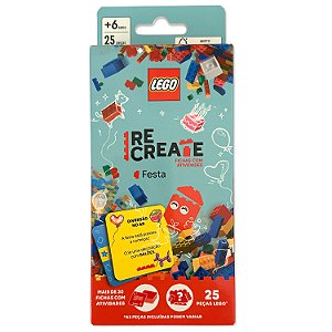 Livro Lego books recreate festa