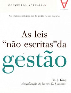 Livro As leis “não escritas” da gestão