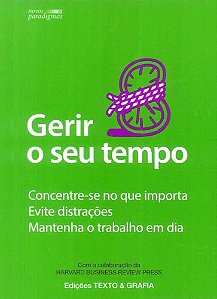 Livro Gerir o seu tempo