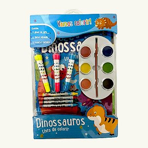 Vamos Colorir! - Dinossauros - (Pe Da Letra)