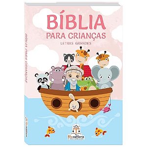 Bíblia para as crianças rosa