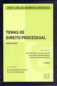 Temas De Direito Processual Vol 6 - Capa Dura