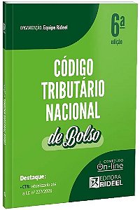 Código Tributário Nacional - CTN de Bolso - 2026 Rideel