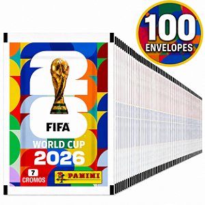 Kit 700 Figurinhas Do Álbum Copa do Mundo 2026 - 100 Envelopes