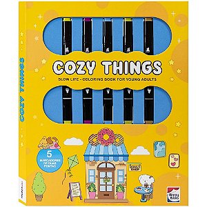 Slow Life - Coloring Books For Young Adults: Cozy Things