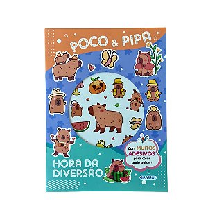 Poco & Pipa - Hora Da Diversão - Com Muitos Adesivos Para Colar Onde Quiser!