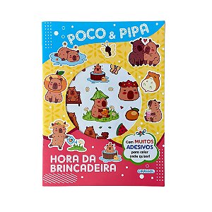 Poco & Pipa - Hora Da Brincadeira - Com Muitos Adesivos Para Colar Onde Quiser!