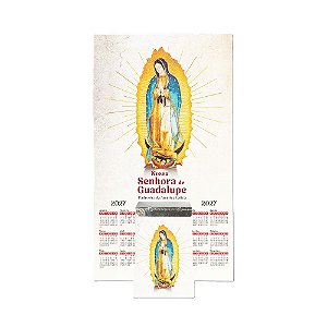 Folhinha Nossa Senhora De Guadalupe - 2027