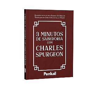 Devocional 3 Minutos de Sabedoria | Charles Spurgeon | Vermelho | Luxo